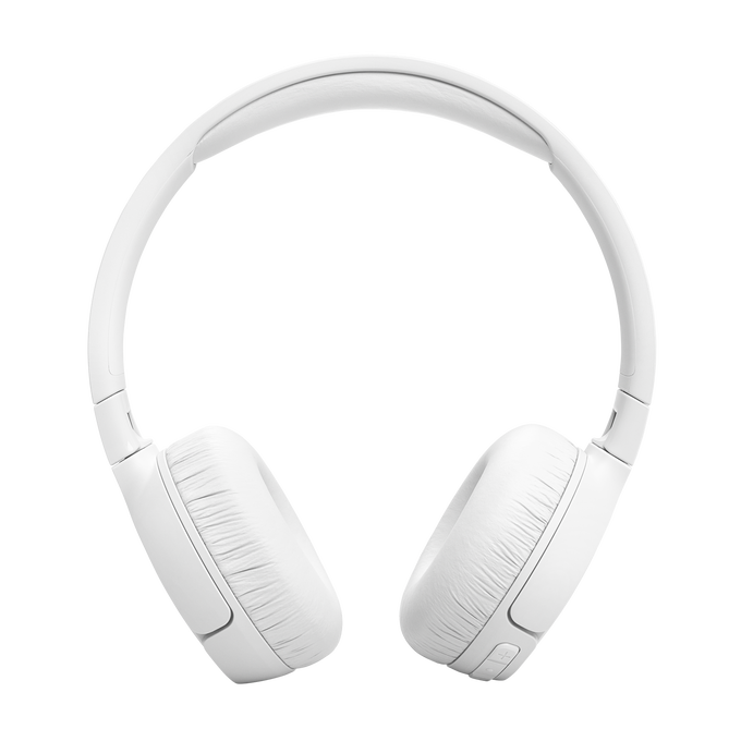 JBL Tune 670NC - White - Adaptive Noise Cancelling Wireless On-Ear Headphones - Back image number null